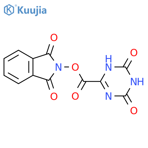 1,3-dioxo-2,3-dihydro-1H-isoindol-2-yl 4,6-dioxo-1,4,5,6-tetrahydro-1,3,5-triazine-2-carboxylate structure