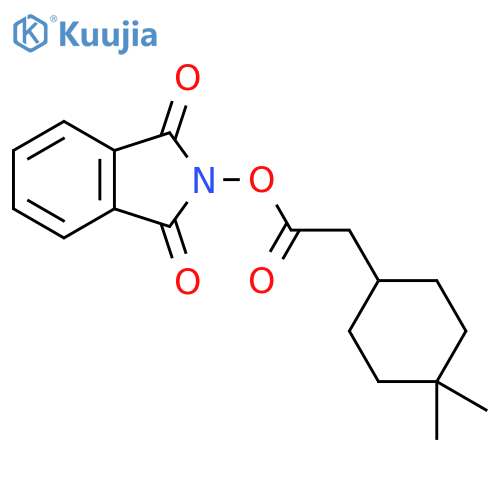 1,3-dioxo-2,3-dihydro-1H-isoindol-2-yl 2-(4,4-dimethylcyclohexyl)acetate structure