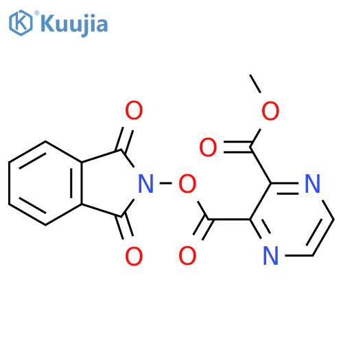 2-(1,3-dioxo-2,3-dihydro-1H-isoindol-2-yl) 3-methyl pyrazine-2,3-dicarboxylate structure