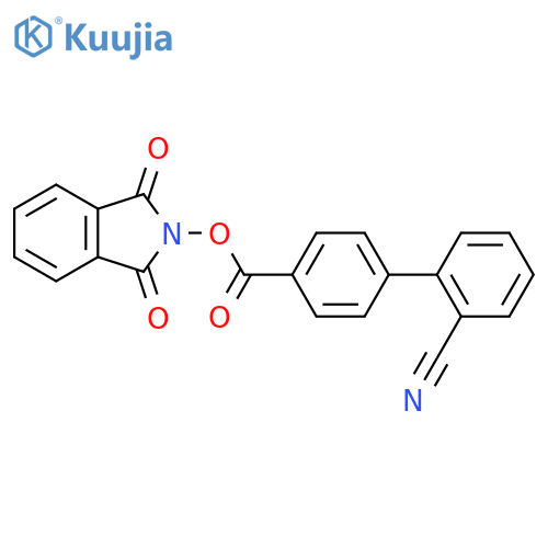 1,3-dioxo-2,3-dihydro-1H-isoindol-2-yl 4-(2-cyanophenyl)benzoate structure