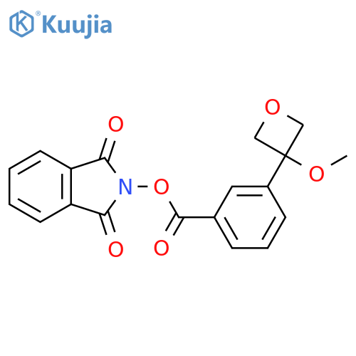 1,3-dioxo-2,3-dihydro-1H-isoindol-2-yl 3-(3-methoxyoxetan-3-yl)benzoate structure