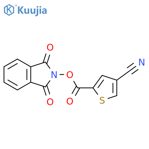 1,3-dioxo-2,3-dihydro-1H-isoindol-2-yl 4-cyanothiophene-2-carboxylate structure