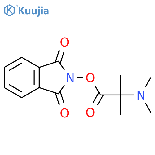 1,3-dioxo-2,3-dihydro-1H-isoindol-2-yl 2-(dimethylamino)-2-methylpropanoate structure