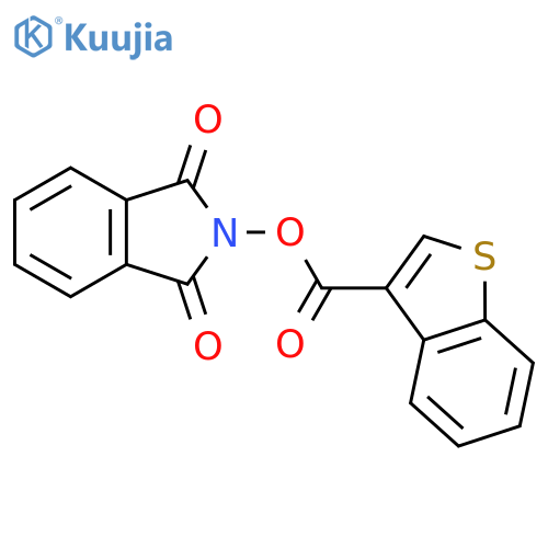 1,3-dioxo-2,3-dihydro-1H-isoindol-2-yl 1-benzothiophene-3-carboxylate structure