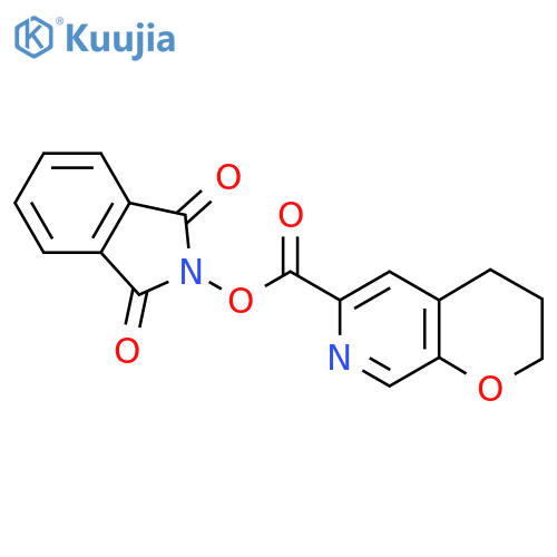 1,3-dioxo-2,3-dihydro-1H-isoindol-2-yl 2H,3H,4H-pyrano[2,3-c]pyridine-6-carboxylate structure