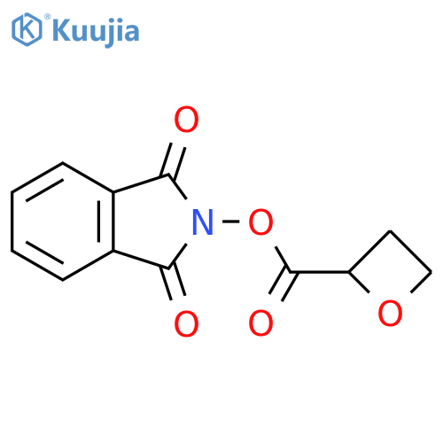 1,3-dioxo-2,3-dihydro-1H-isoindol-2-yl oxetane-2-carboxylate structure