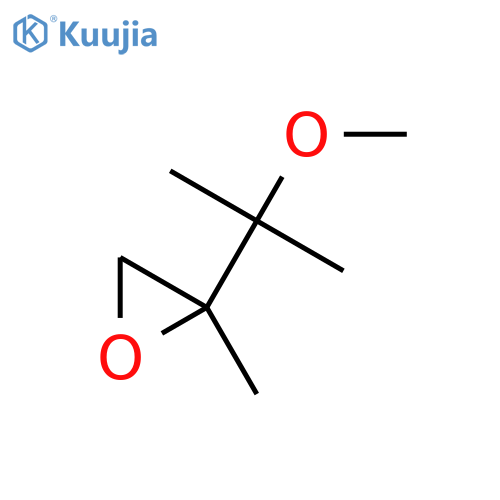 2-(2-Methoxypropan-2-yl)-2-methyloxirane structure