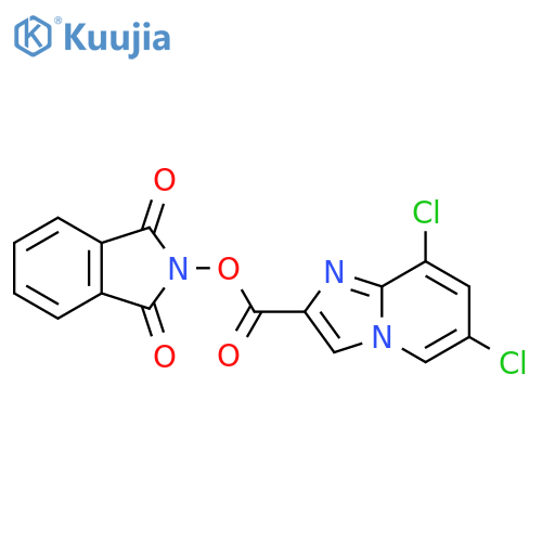 1,3-dioxo-2,3-dihydro-1H-isoindol-2-yl 6,8-dichloroimidazo[1,2-a]pyridine-2-carboxylate structure
