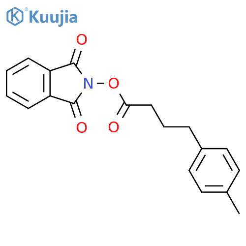 1,3-dioxo-2,3-dihydro-1H-isoindol-2-yl 4-(4-methylphenyl)butanoate structure