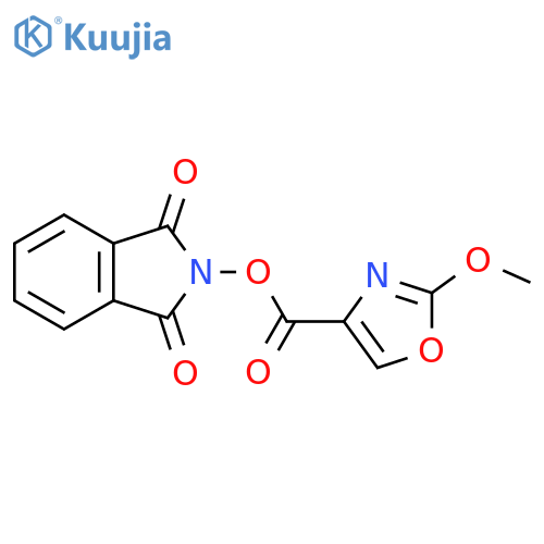 1,3-dioxo-2,3-dihydro-1H-isoindol-2-yl 2-methoxy-1,3-oxazole-4-carboxylate structure