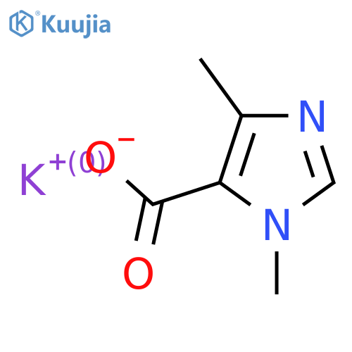 Potassium;3,5-dimethylimidazole-4-carboxylate structure