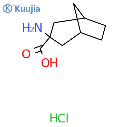 3-aminobicyclo3.2.1octane-3-carboxylic acid hydrochloride structure