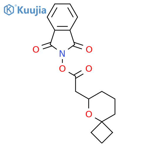 1,3-dioxo-2,3-dihydro-1H-isoindol-2-yl 2-{5-oxaspiro[3.5]nonan-6-yl}acetate structure
