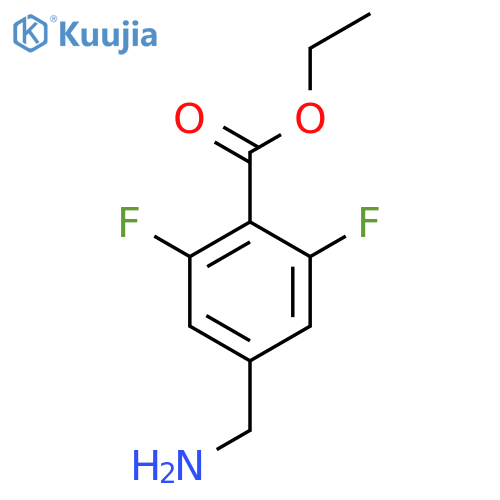 Ethyl 4-(aminomethyl)-2,6-difluorobenzoate structure