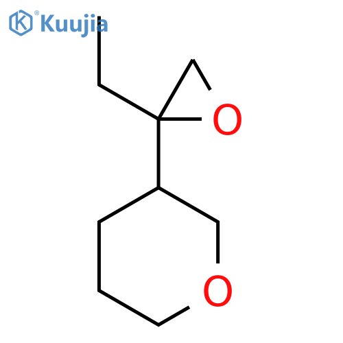 3-(2-Ethyloxiran-2-yl)oxane structure