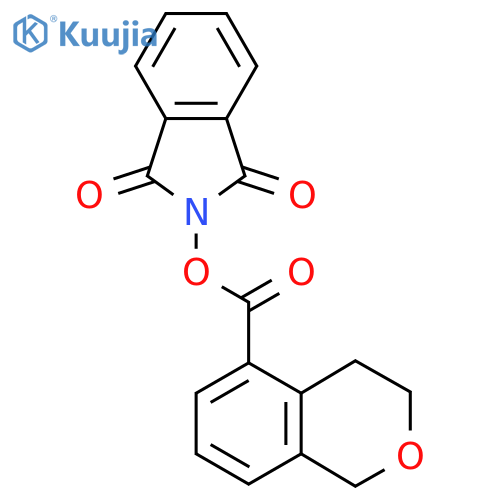 1,3-dioxo-2,3-dihydro-1H-isoindol-2-yl 3,4-dihydro-1H-2-benzopyran-5-carboxylate structure
