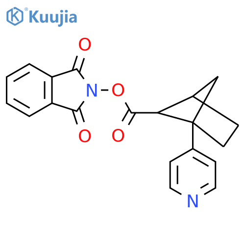 1,3-dioxo-2,3-dihydro-1H-isoindol-2-yl 1-(pyridin-4-yl)bicyclo[2.1.1]hexane-5-carboxylate structure