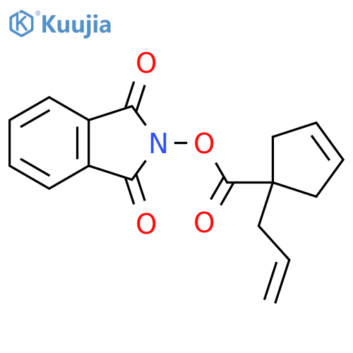 1,3-dioxo-2,3-dihydro-1H-isoindol-2-yl 1-(prop-2-en-1-yl)cyclopent-3-ene-1-carboxylate structure