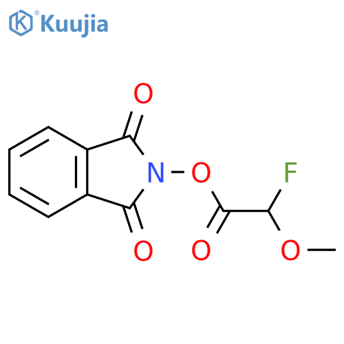 1,3-dioxo-2,3-dihydro-1H-isoindol-2-yl 2-fluoro-2-methoxyacetate structure