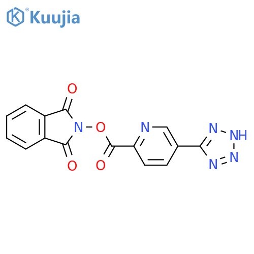 1,3-dioxo-2,3-dihydro-1H-isoindol-2-yl 5-(1H-1,2,3,4-tetrazol-5-yl)pyridine-2-carboxylate structure