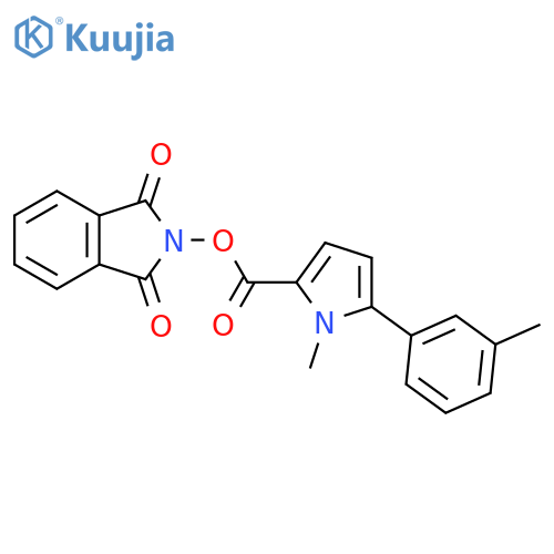 1,3-dioxo-2,3-dihydro-1H-isoindol-2-yl 1-methyl-5-(3-methylphenyl)-1H-pyrrole-2-carboxylate structure