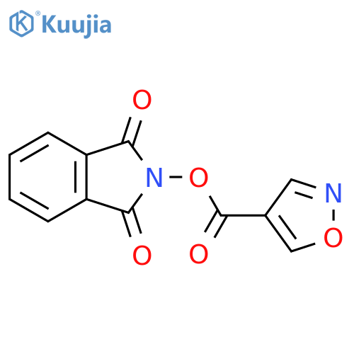 1,3-dioxo-2,3-dihydro-1H-isoindol-2-yl 1,2-oxazole-4-carboxylate structure