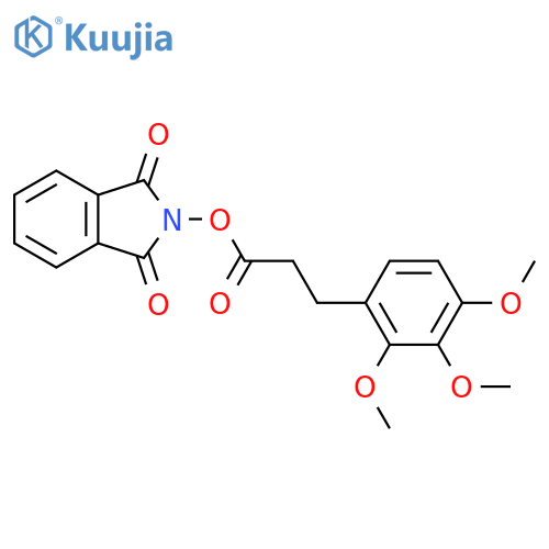 1,3-dioxo-2,3-dihydro-1H-isoindol-2-yl 3-(2,3,4-trimethoxyphenyl)propanoate structure
