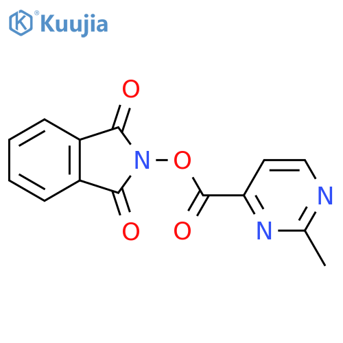 1,3-dioxo-2,3-dihydro-1H-isoindol-2-yl 2-methylpyrimidine-4-carboxylate structure