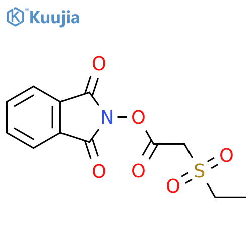 1,3-dioxo-2,3-dihydro-1H-isoindol-2-yl 2-(ethanesulfonyl)acetate structure