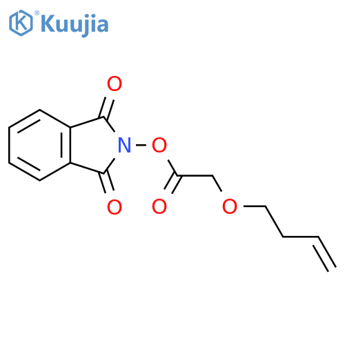 1,3-dioxo-2,3-dihydro-1H-isoindol-2-yl 2-(but-3-en-1-yloxy)acetate structure