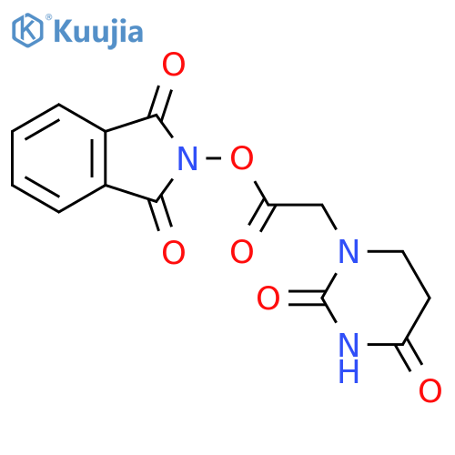 1,3-dioxo-2,3-dihydro-1H-isoindol-2-yl 2-(2,4-dioxo-1,3-diazinan-1-yl)acetate structure