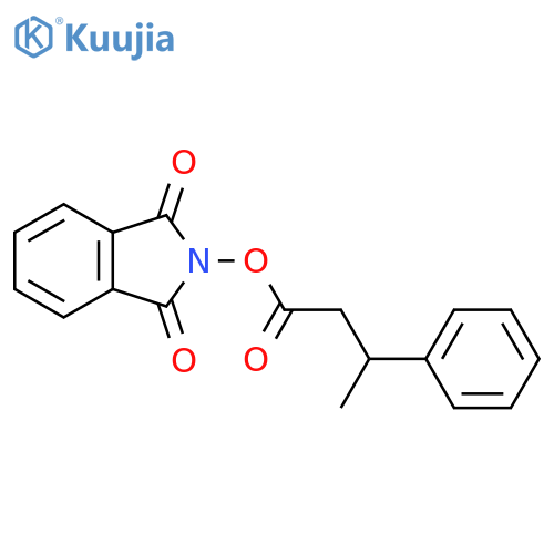 1,3-dioxo-2,3-dihydro-1H-isoindol-2-yl 3-phenylbutanoate structure