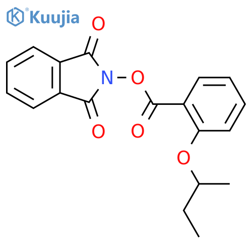 1,3-dioxo-2,3-dihydro-1H-isoindol-2-yl 2-(butan-2-yloxy)benzoate structure