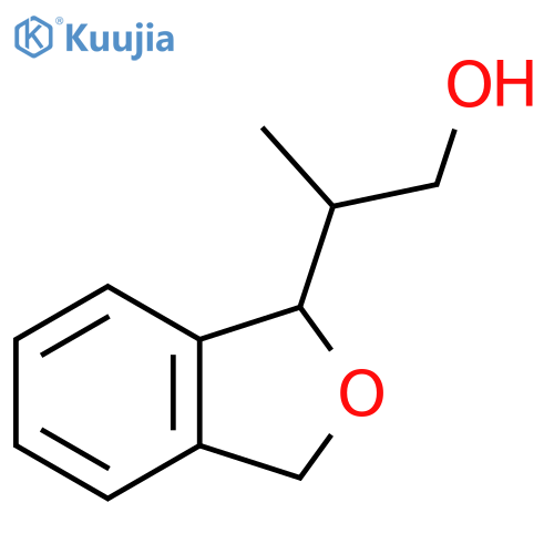 2-(1,3-Dihydro-2-benzofuran-1-yl)propan-1-ol structure