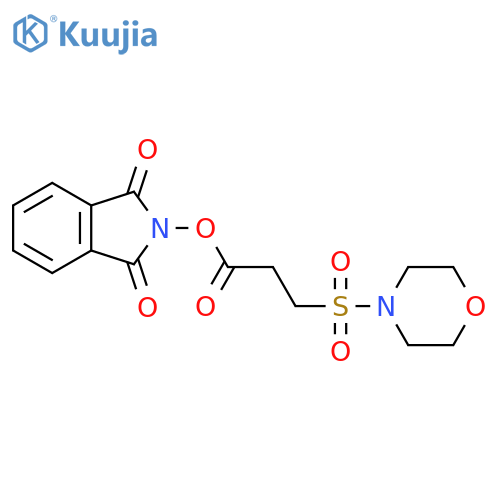 1,3-dioxo-2,3-dihydro-1H-isoindol-2-yl 3-(morpholine-4-sulfonyl)propanoate structure