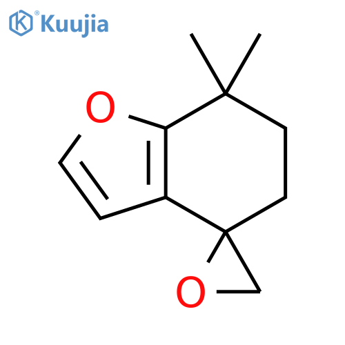 7,7-Dimethylspiro[5,6-dihydro-1-benzofuran-4,2'-oxirane] structure