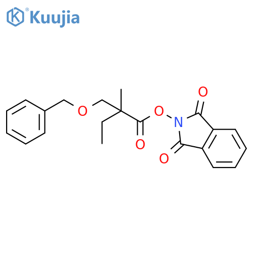 1,3-dioxo-2,3-dihydro-1H-isoindol-2-yl 2-[(benzyloxy)methyl]-2-methylbutanoate structure
