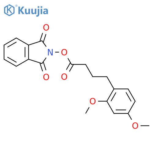 1,3-dioxo-2,3-dihydro-1H-isoindol-2-yl 4-(2,4-dimethoxyphenyl)butanoate structure