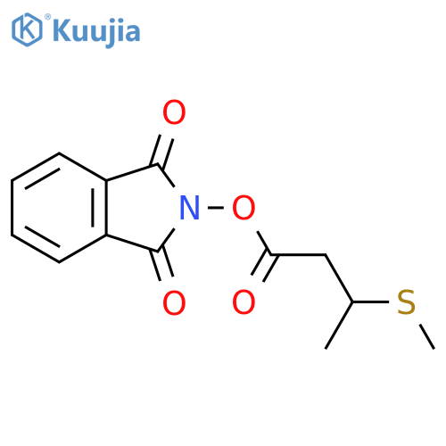 1,3-dioxo-2,3-dihydro-1H-isoindol-2-yl 3-(methylsulfanyl)butanoate structure