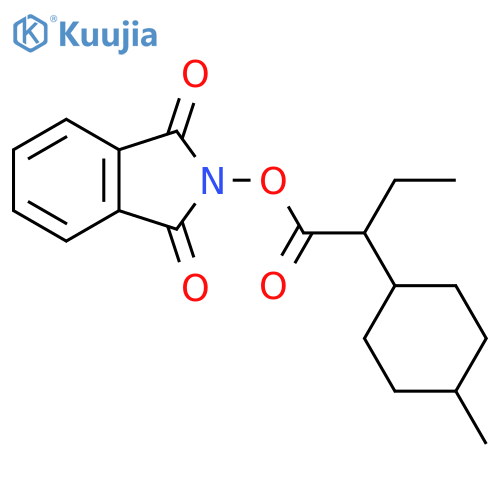 1,3-dioxo-2,3-dihydro-1H-isoindol-2-yl 2-(4-methylcyclohexyl)butanoate structure