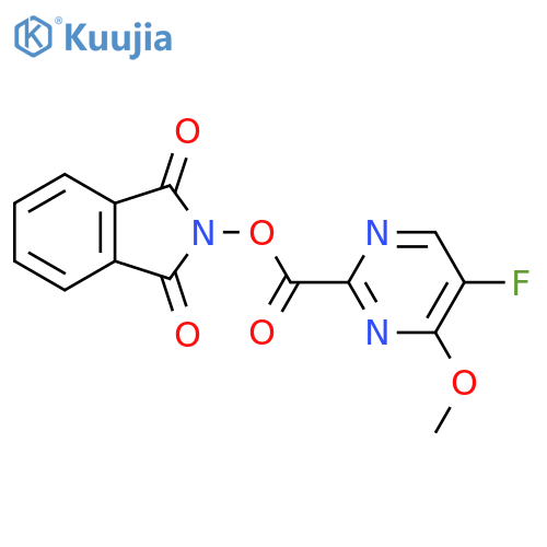 1,3-dioxo-2,3-dihydro-1H-isoindol-2-yl 5-fluoro-4-methoxypyrimidine-2-carboxylate structure