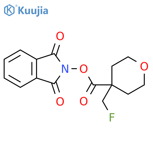 1,3-dioxo-2,3-dihydro-1H-isoindol-2-yl 4-(fluoromethyl)oxane-4-carboxylate structure