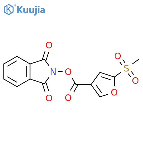 1,3-dioxo-2,3-dihydro-1H-isoindol-2-yl 5-methanesulfonylfuran-3-carboxylate structure