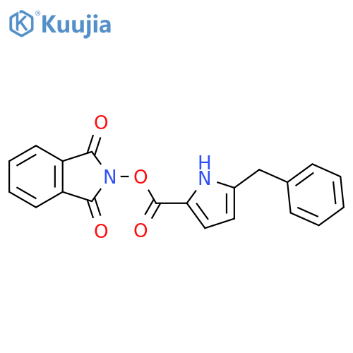 1,3-dioxo-2,3-dihydro-1H-isoindol-2-yl 5-benzyl-1H-pyrrole-2-carboxylate structure