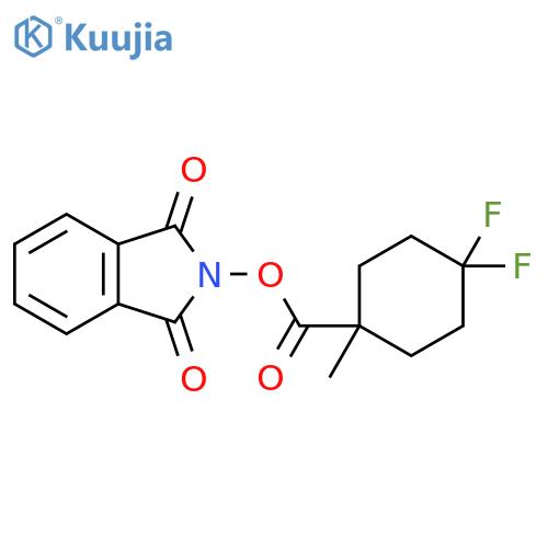 1,3-dioxo-2,3-dihydro-1H-isoindol-2-yl 4,4-difluoro-1-methylcyclohexane-1-carboxylate structure