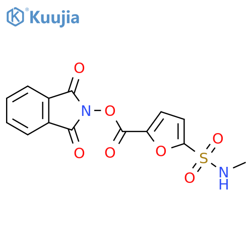1,3-dioxo-2,3-dihydro-1H-isoindol-2-yl 5-(methylsulfamoyl)furan-2-carboxylate structure