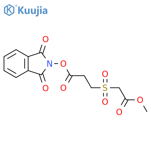 1,3-dioxo-2,3-dihydro-1H-isoindol-2-yl 3-(2-methoxy-2-oxoethanesulfonyl)propanoate structure