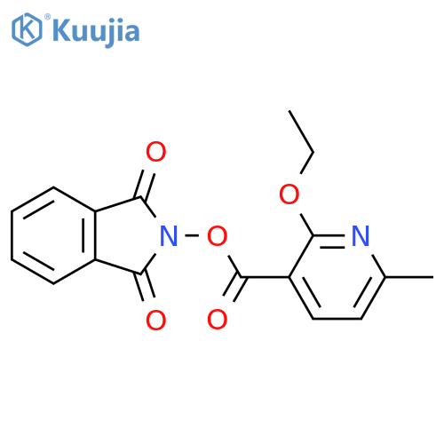 1,3-dioxo-2,3-dihydro-1H-isoindol-2-yl 2-ethoxy-6-methylpyridine-3-carboxylate structure