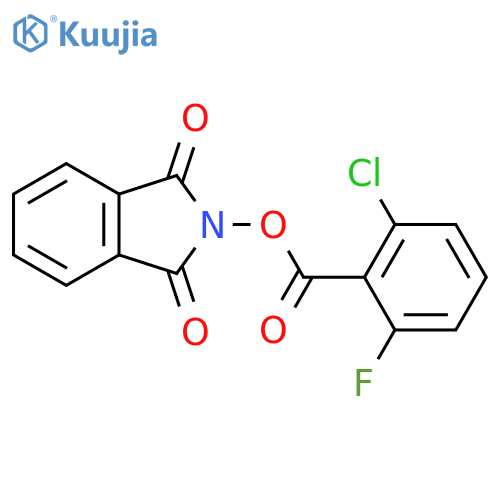 1,3-dioxo-2,3-dihydro-1H-isoindol-2-yl 2-chloro-6-fluorobenzoate structure