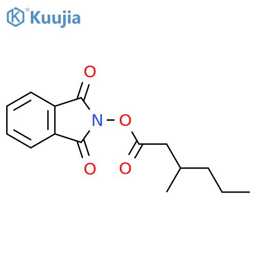 1,3-dioxo-2,3-dihydro-1H-isoindol-2-yl 3-methylhexanoate structure